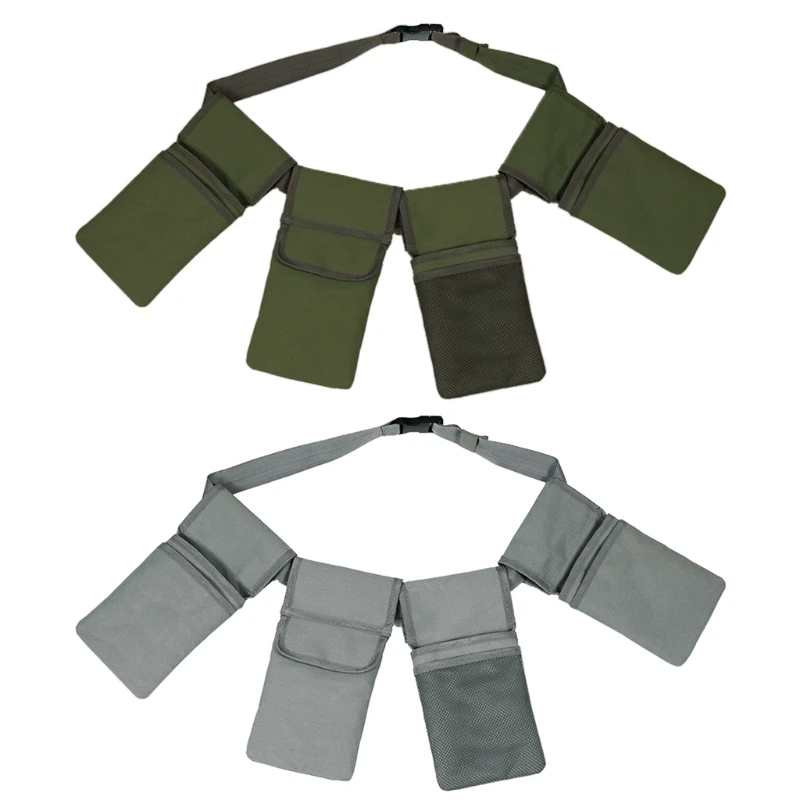 

Поясные Сумки B2RF, органайзер для поясного инструмента с 4 карманами, брезентовый садовый Поясной фартук, набор ручных инструментов для сада,...