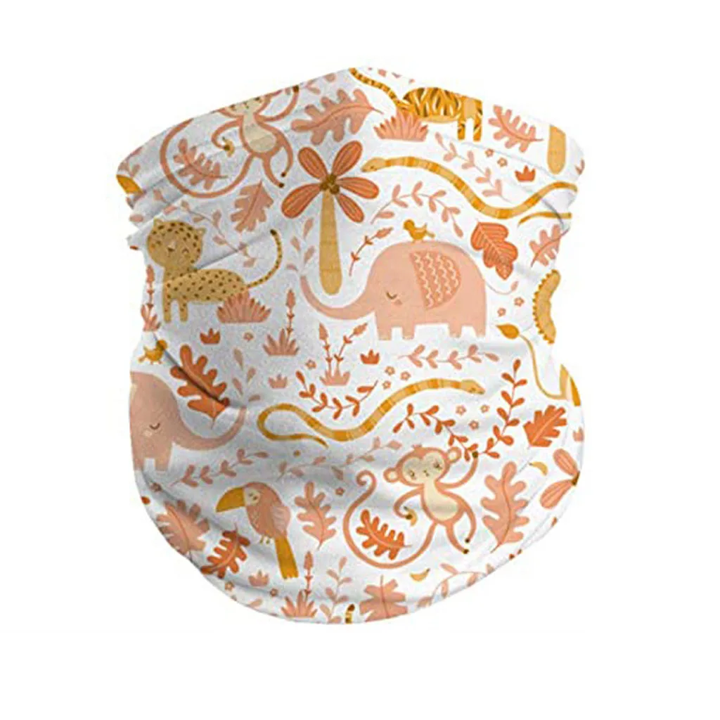 

Children's Printing Face Cover Protectio Neck Bandana Windproof Dustproof Sunscreen Outdoor Scarf Kids Variety Magic Headscarf