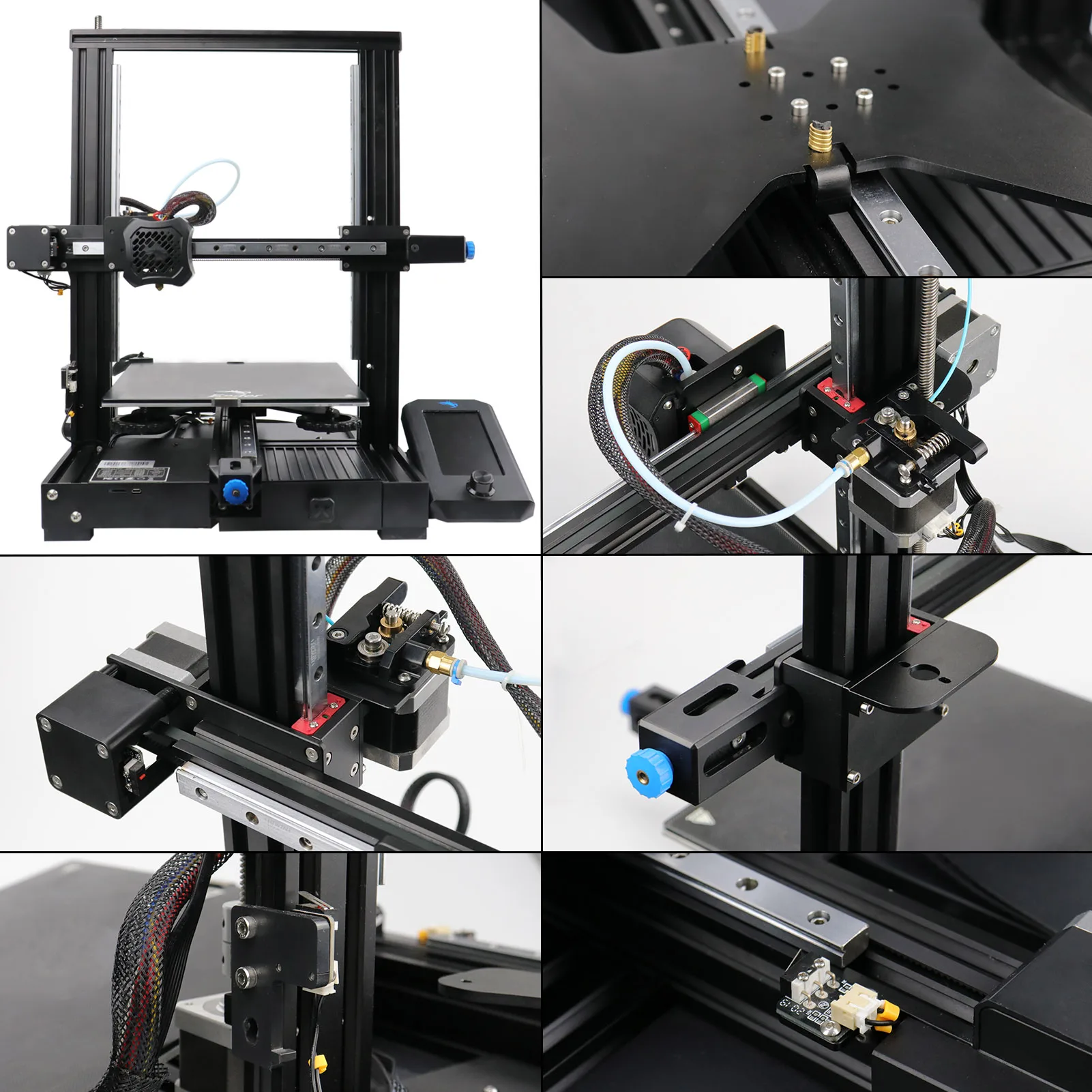 Рельсовый комплект для 3D-принтера Ender 3 v2/Ender Pro черный рыцарь в входят комплекты и