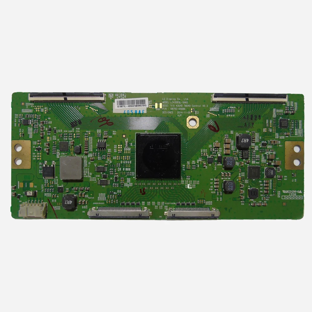 6870C 0568A T CON плата LED подключения с LC430EQL SHA2 TCon V15 43UHD TM240 управления V0.3 для SONY XBR 43X830C.. И