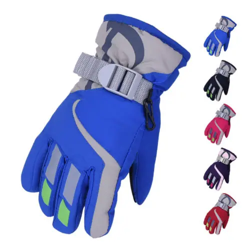 

Children Kids Winter Fleece Lined Thermal Warm Gloves for Outdoor Sports Ski Snowboard Skating Snowmobile Waterproof Windproof