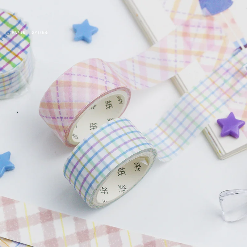 6 шт приятный напиток плед набор декоративного скотча Васи 20 мм манго молочный