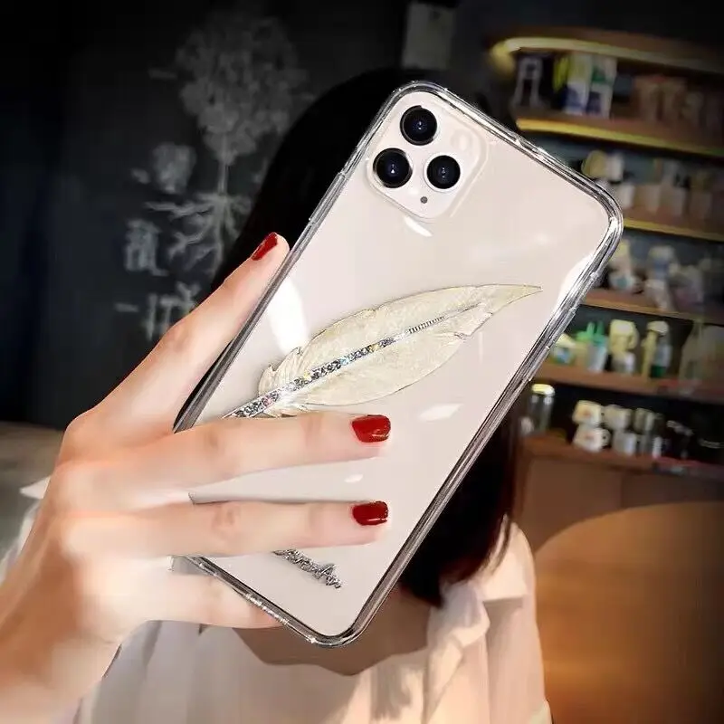 Женский Прозрачный чехол для iPhone 14 12 11 13 Pro Max X XR XS 7 8 Plus | Мобильные телефоны и