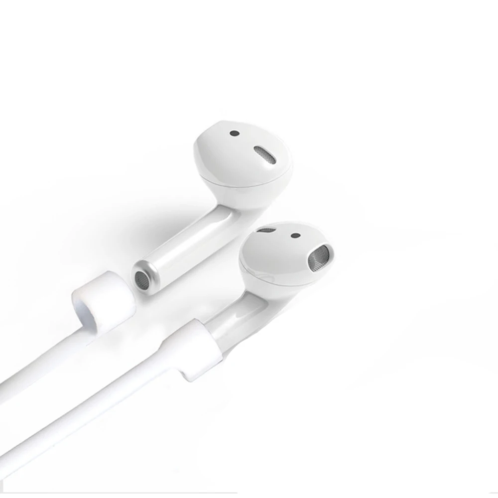 Анти-потерянный силиконовый ремешок петля кабель Шнур Веревка для Apple Airpods