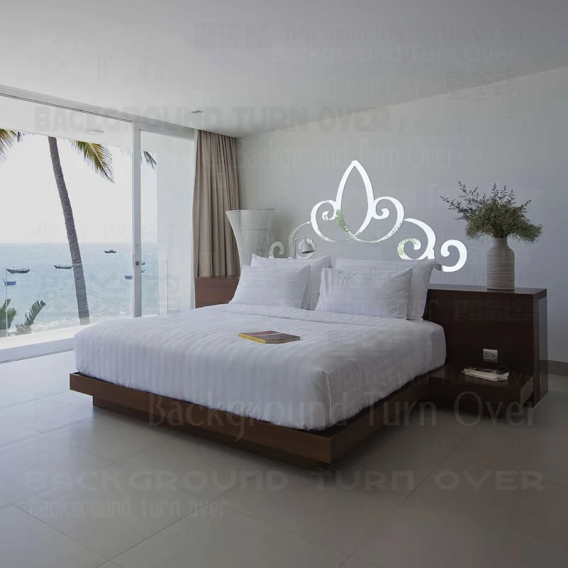 Зеркальные наклейки настенные Стикеры украшение комнаты Декор изголовье