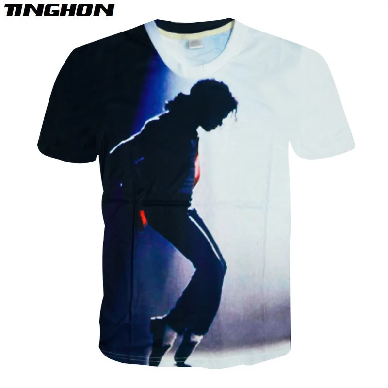 

Футболка с 3D-принтом Майкла Джексона, Повседневная рубашка с коротким рукавом и круглым вырезом, топы в стиле хип-хоп для мужчин и женщин, XS, 5XL, 6XL, 7XL