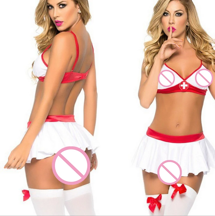 Женское сексуальное нижнее белье медсестра костюмы для косплея кружевное
