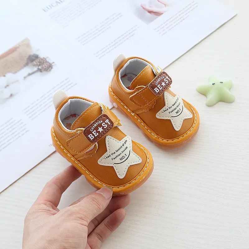 2019 Autumn Baby Girls Boys Casual Shoes Infant Toddler Star Non-Slip Comfortable Outdoor Kids Children First Walker | Детская одежда и