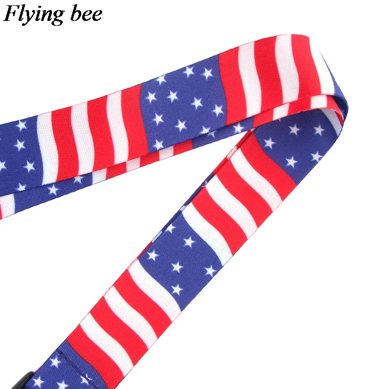 Flyingbee классные телефонные ремешки американский ремень для ключей бейдж