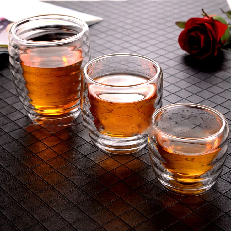 6 шт. креативная термостойкая двухслойная шнековая стеклянная Экологичная