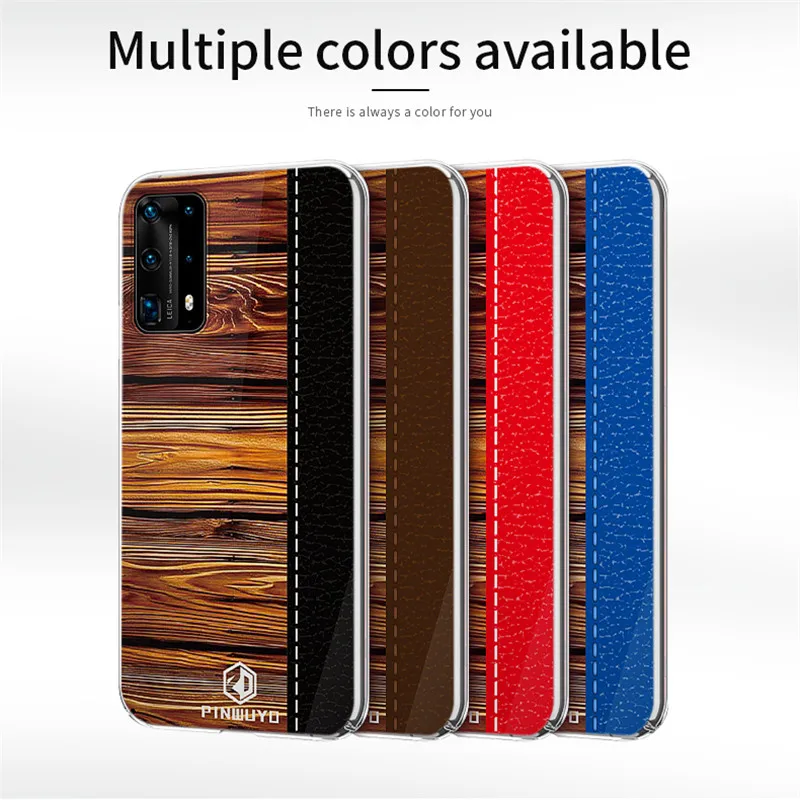 Чехол PINWUYO для телефона Huawei P40 Pro Мягкий ТПУ гелевый чехол накладка из