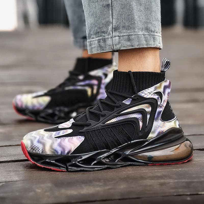 

2020 Men Shoes Breathable Men's Sneaker Thick Bottom Running Shoes for Men Comfortable Casual Sport Shoe Lace-up Man Footwear