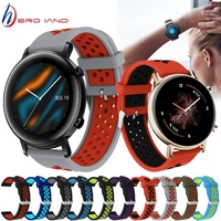 sport silicone watchband strap for huawei watch gt 2 42mm 46mm smart wristbands for huawei honor magic watch 2 42mm 46mm correa