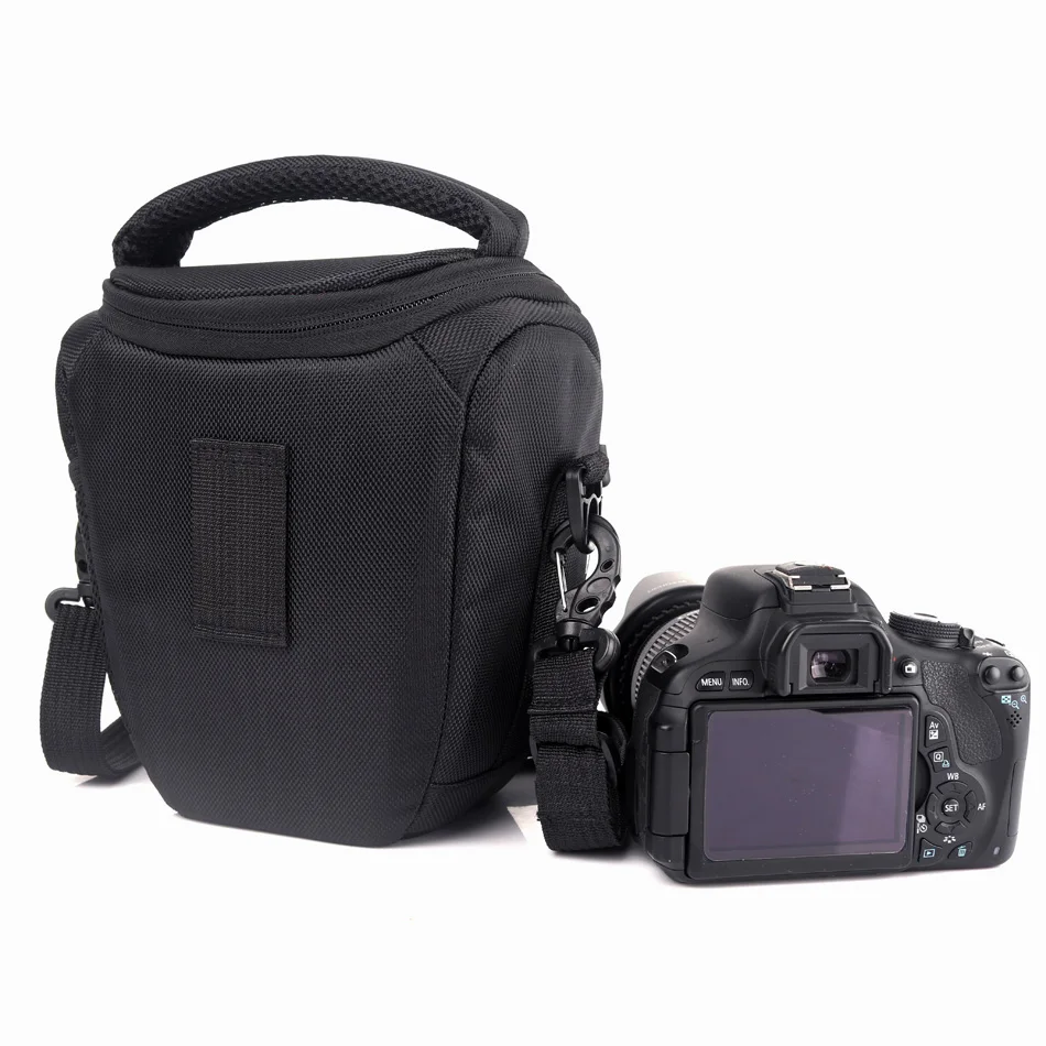 dslr camera bag for canon nikon cover sony fujifilm panasonic olympus photography photo case lens backpack gray triangle bag free global shipping