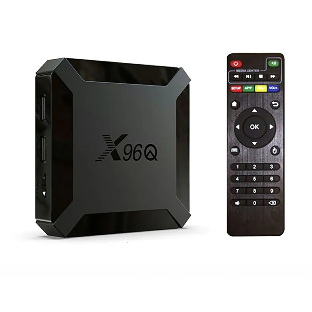 

Смарт ТВ-приставка X96Q 1080p 4K HD Android 10 Allwinner H313 четырехъядерный 2,4G WiFi Беспроводная сеть медиаплеер ТВ 3D видео