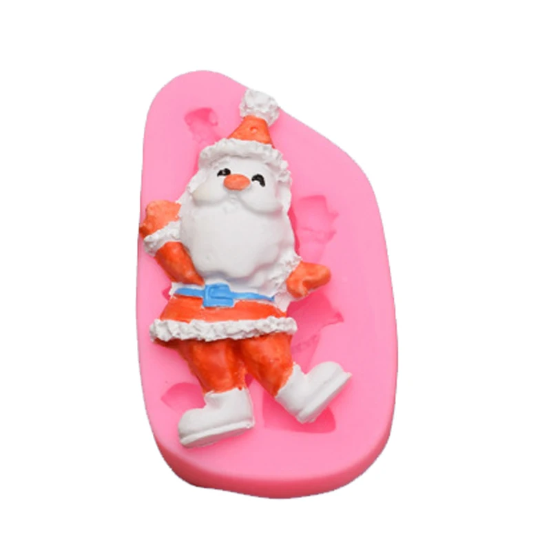 Рождественские инструменты для приготовления пищи в виде Санты силиконовая