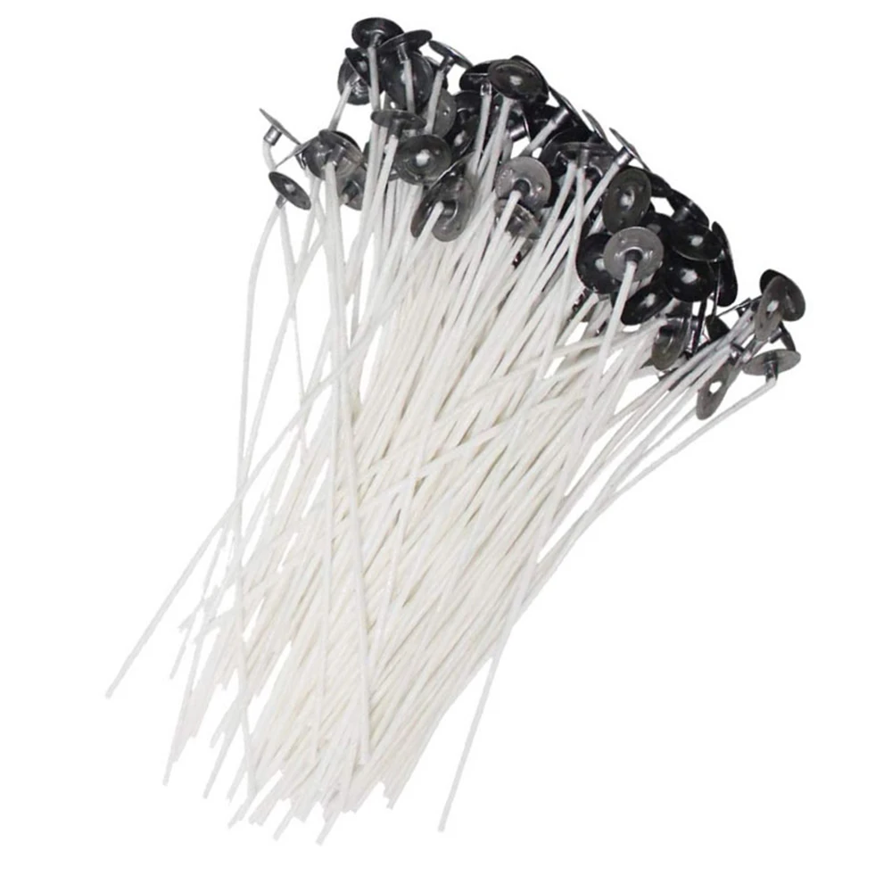 Фитиль в виде свечи длиной 15 см 100 шт. фитиль из хлопка хлопчатобумажной пряжи для