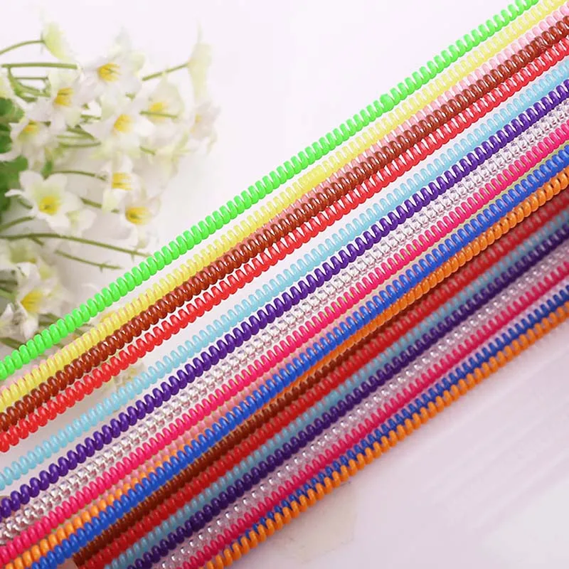 

60cm Phone Wire Cord Rope Protector USB Charging Cable Bobbin Winder Data Line Earphone Cover Suit Spring Sleeve Twine