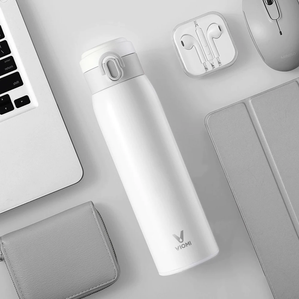 Mijia VIOMI чашка из нержавеющей стали вакуумная кружка Герметичная Бутылка Для Воды