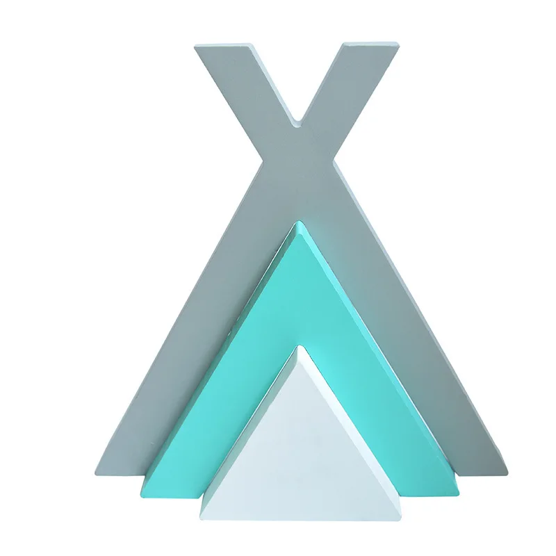 INS скандинавские деревянные строительные блоки для детей украшение детской