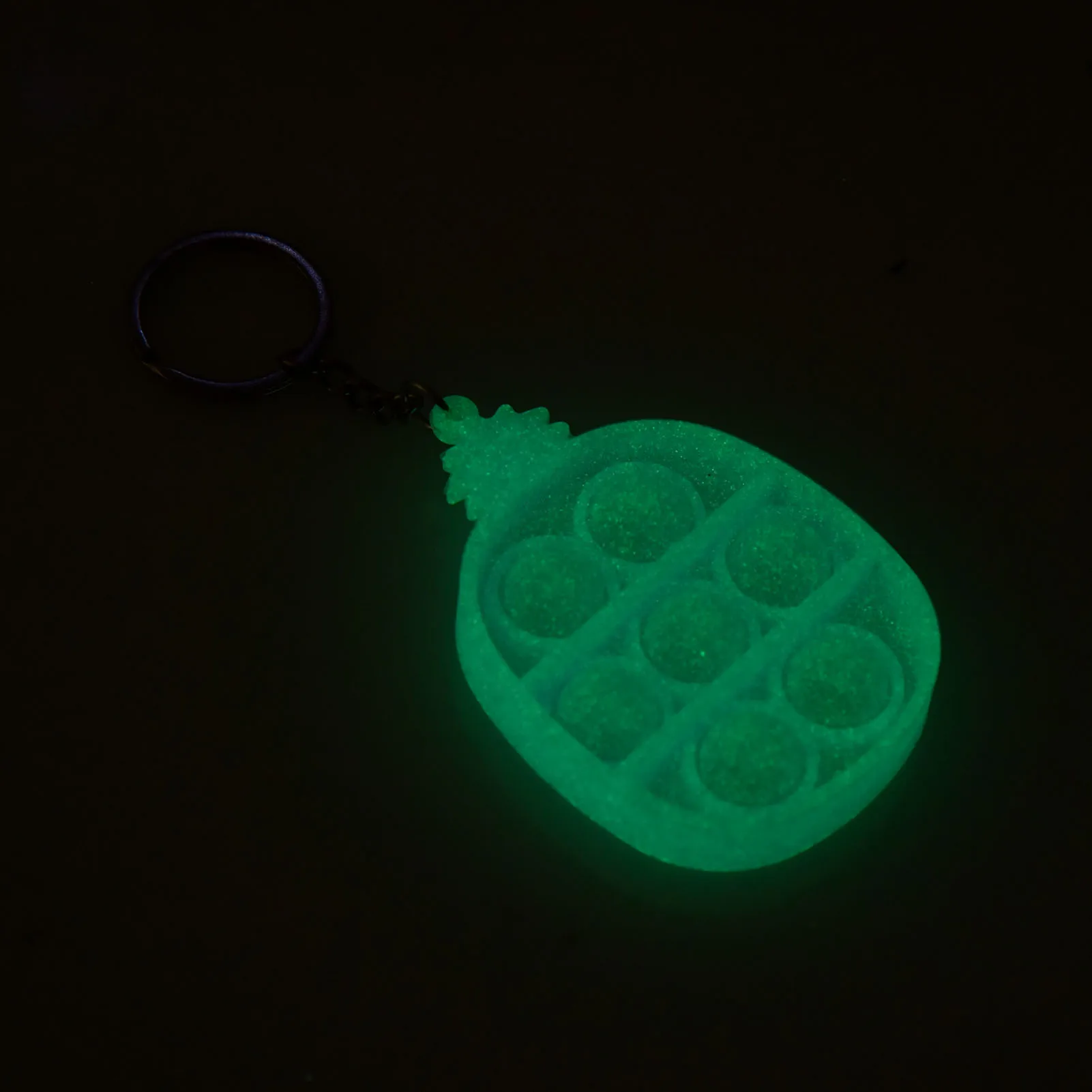 

Mini Push Pop Bubble Sensory Toy Key Chain Autism Needs Squishy Stress Reliever Toys Adult Child Funny Anti-stress Pop Fidget
