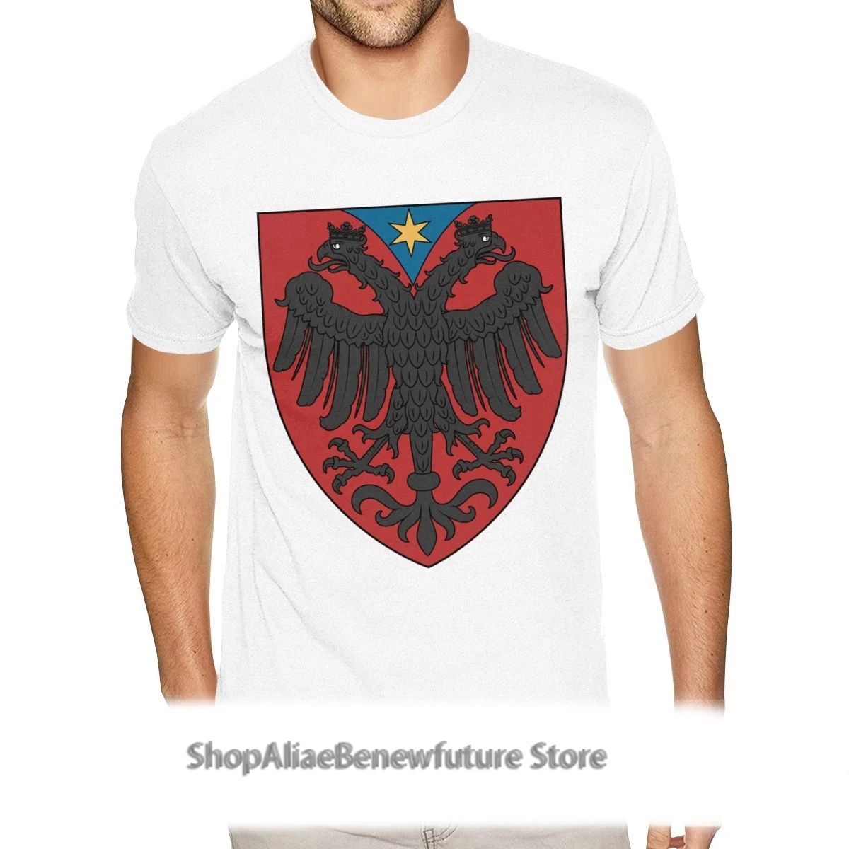 

Albanian Eagle Custom Tee Shirt S-6XL Boy Make Your Own T Shirt Tshirt