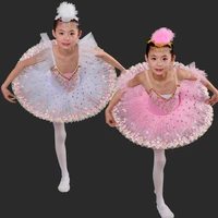 professional ballet tutu dress swan lake white pink ballet costumes kids ballet clothes children girls ballet dress for children