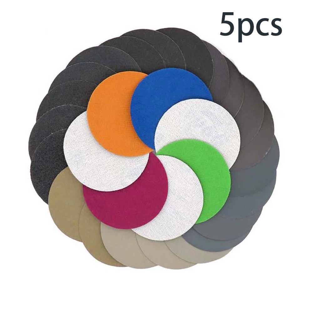 

20pcs/Set Sandpapers Wet Dry Metal Wood Hook Loop 3000 5000 7000 10000 Sanding Grit 5inch Round Abrasive Tools