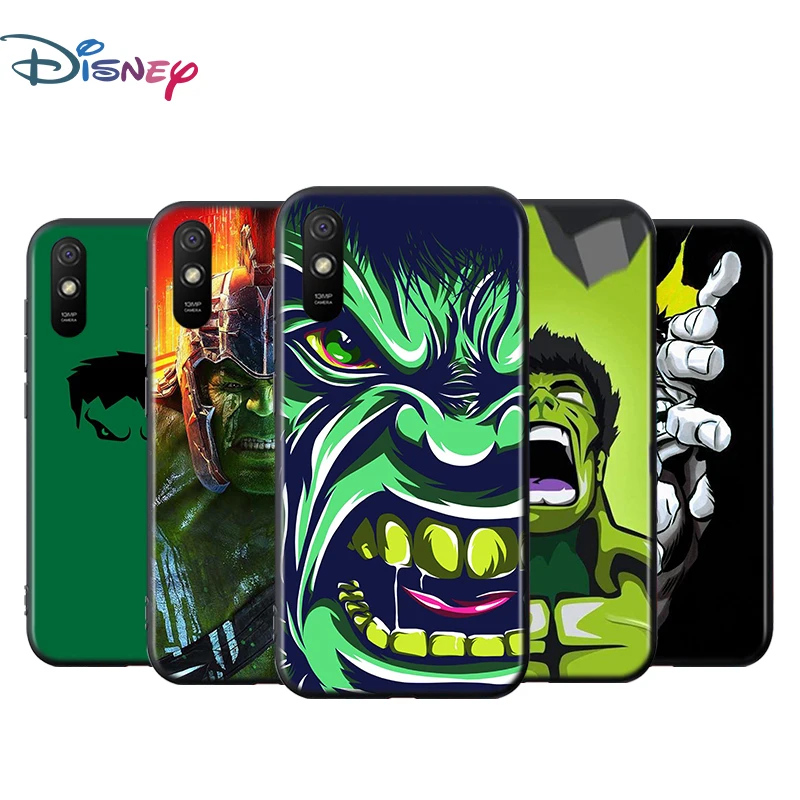 

Silicone Black Cover Hulks Avengers For Xiaomi Redmi K40 K30i K30T K30S K20 10X GO S2 Y2 Pro Ultra Phone Case