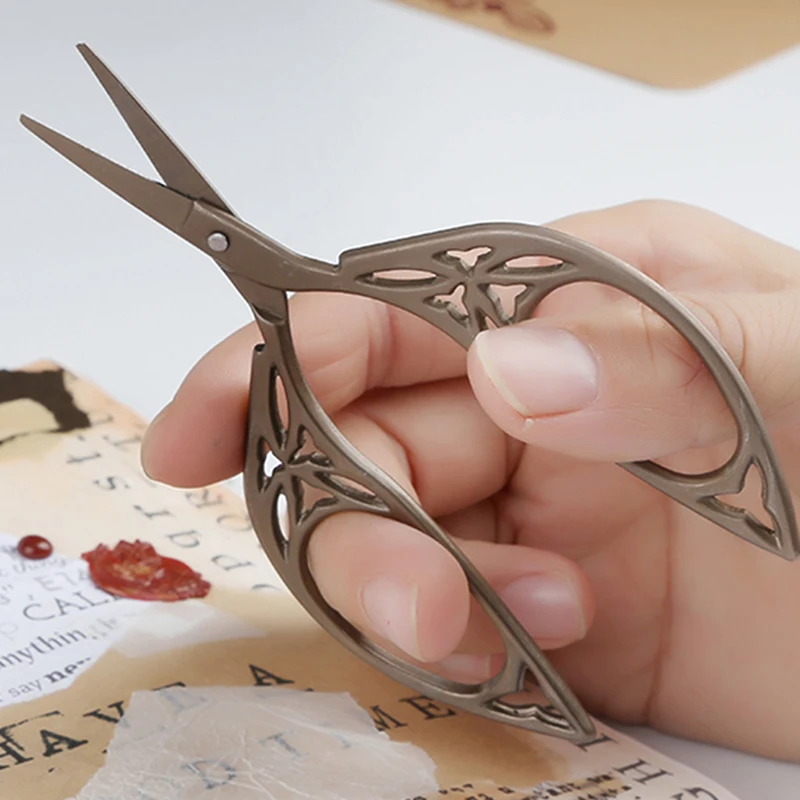MIUSIE вышивка из нержавеющей стали в стиле ретро|Портновские ножницы| |
