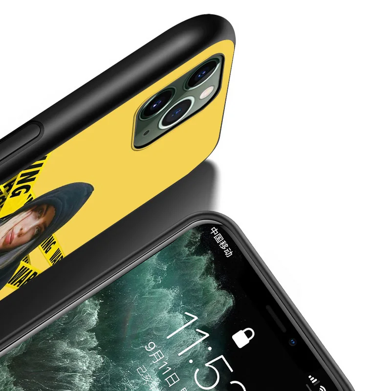 

Wbillae Heilish For Apple iPhone 12 11 XS Pro Max Mini XR X 8 7 6 6S Plus 5 SE 2020 Black Cover Phone Case