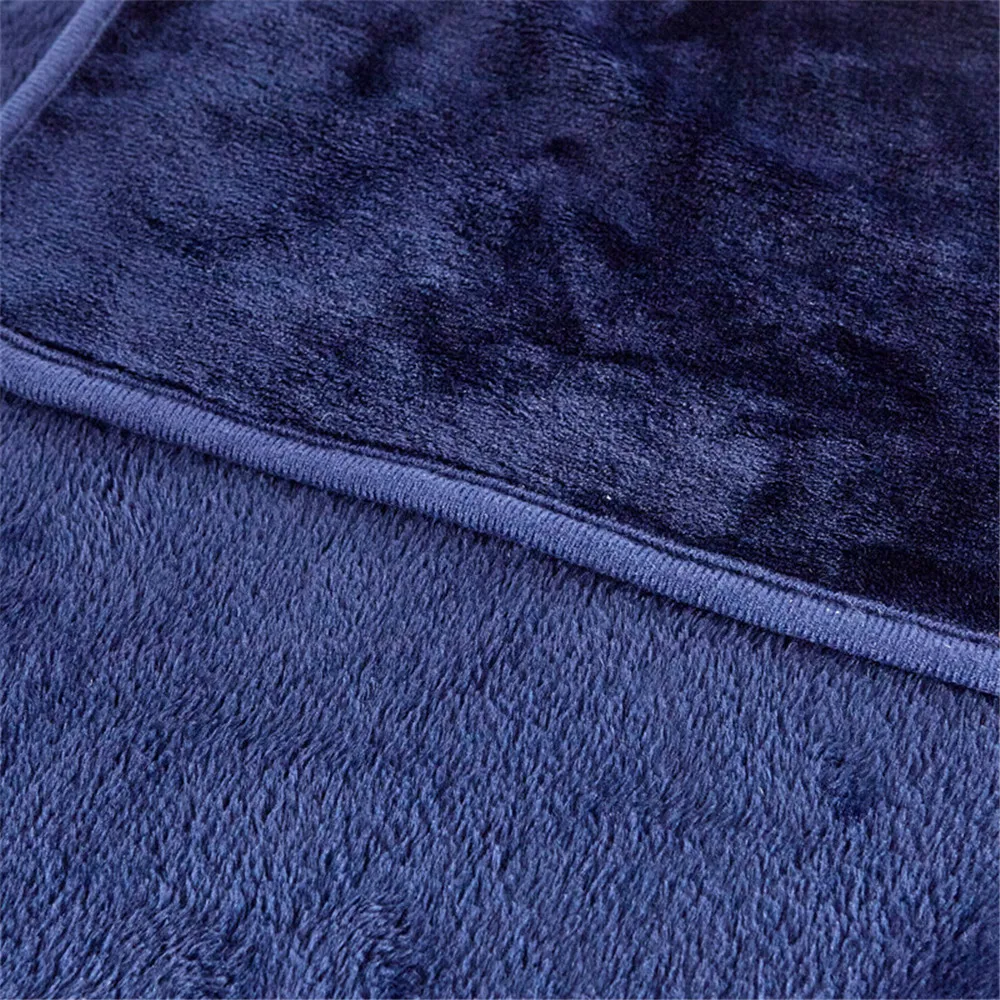 Домашний текстиль фланелевое одеяло утолщенное зимнее супер теплое мягкое s