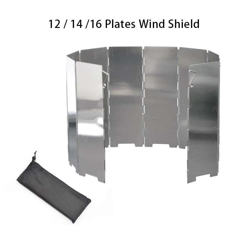 

Газовый ветрозащитный экран, 9/12/14/16 тарелок, для кемпинга и пикника