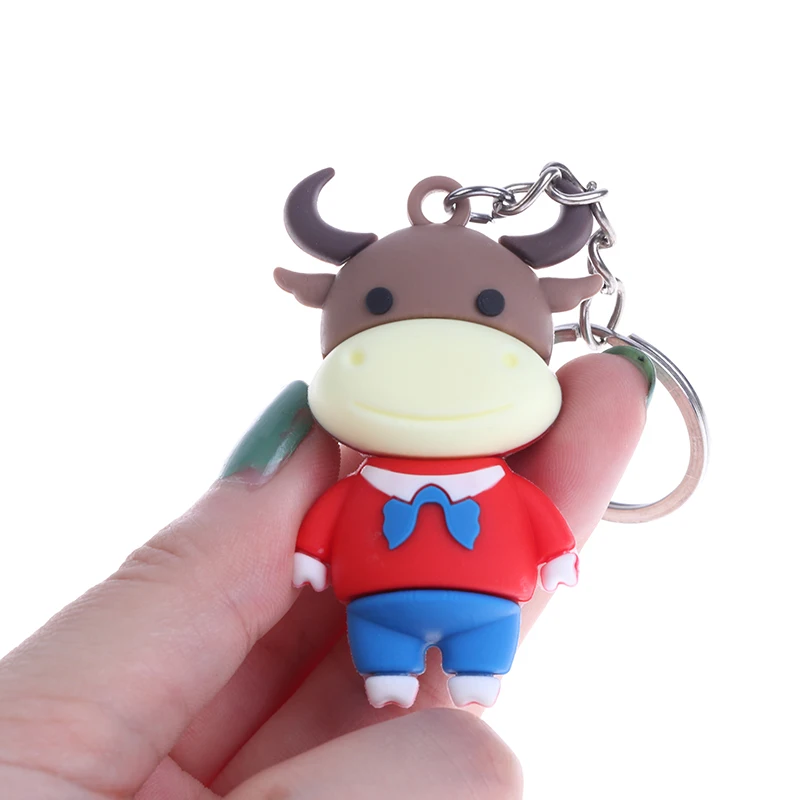 Брелок бык в 2021 году брелок для автомобильных ключей с куклой коровы|Шармы| |