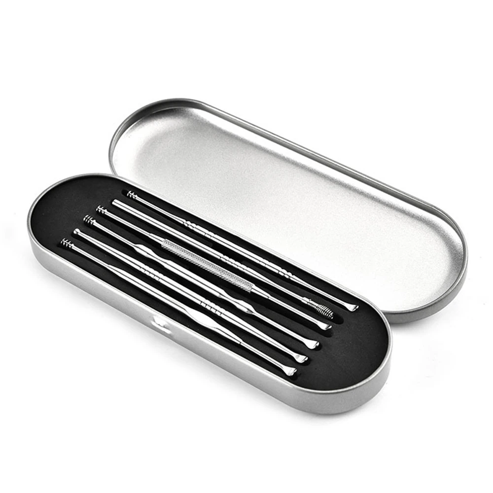 HIMABM 1 Набор ухочистка из нержавеющей стали каретка для удаления воска Ложка