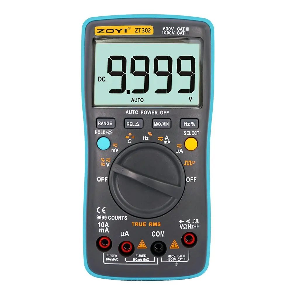 ZT302 Instrumentation High-precision Automatic/manual Range Digital Multimeter Mini Universal Tester | Инструменты