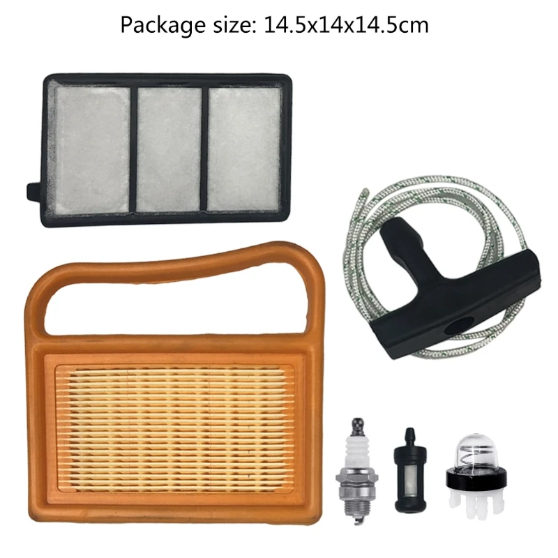 

Primer Bulb Kit Air Filter Plug Bulb Draw Rope Air Filter Cotton Air Filter Pad TS410 Replacement Durable Tool Kit 85AC