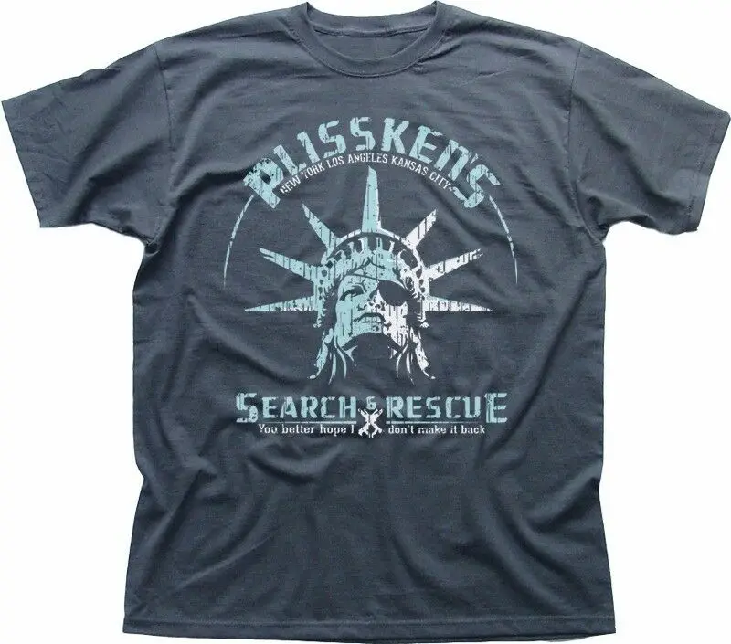 

Snake Plissken Escape From New York Search And Rescue Charcoal T-Shirt