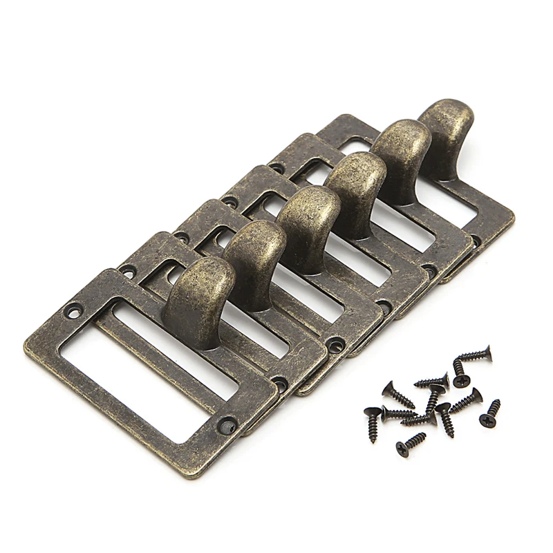 2020 Новый 6x ручка файл имя карты Шкаф держатель этикетки античная латунь