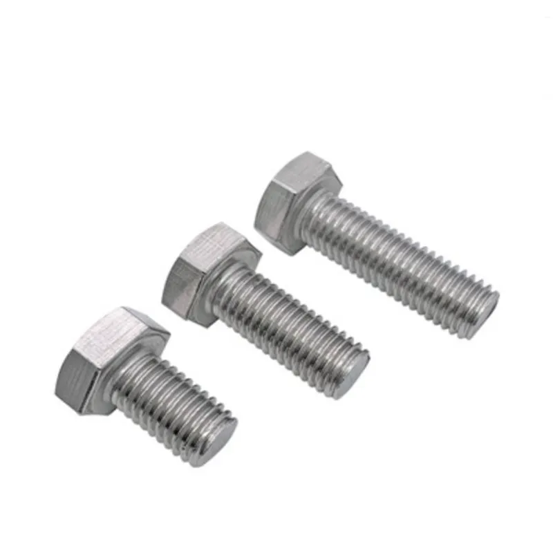 

5-50pcs DIN933 M3 M4 M5 M6 M8 A2-70 304 Stainless Steel Metric Thread External Outside Hex Hexagon Head Cap Screw Bolt L=6-65mm
