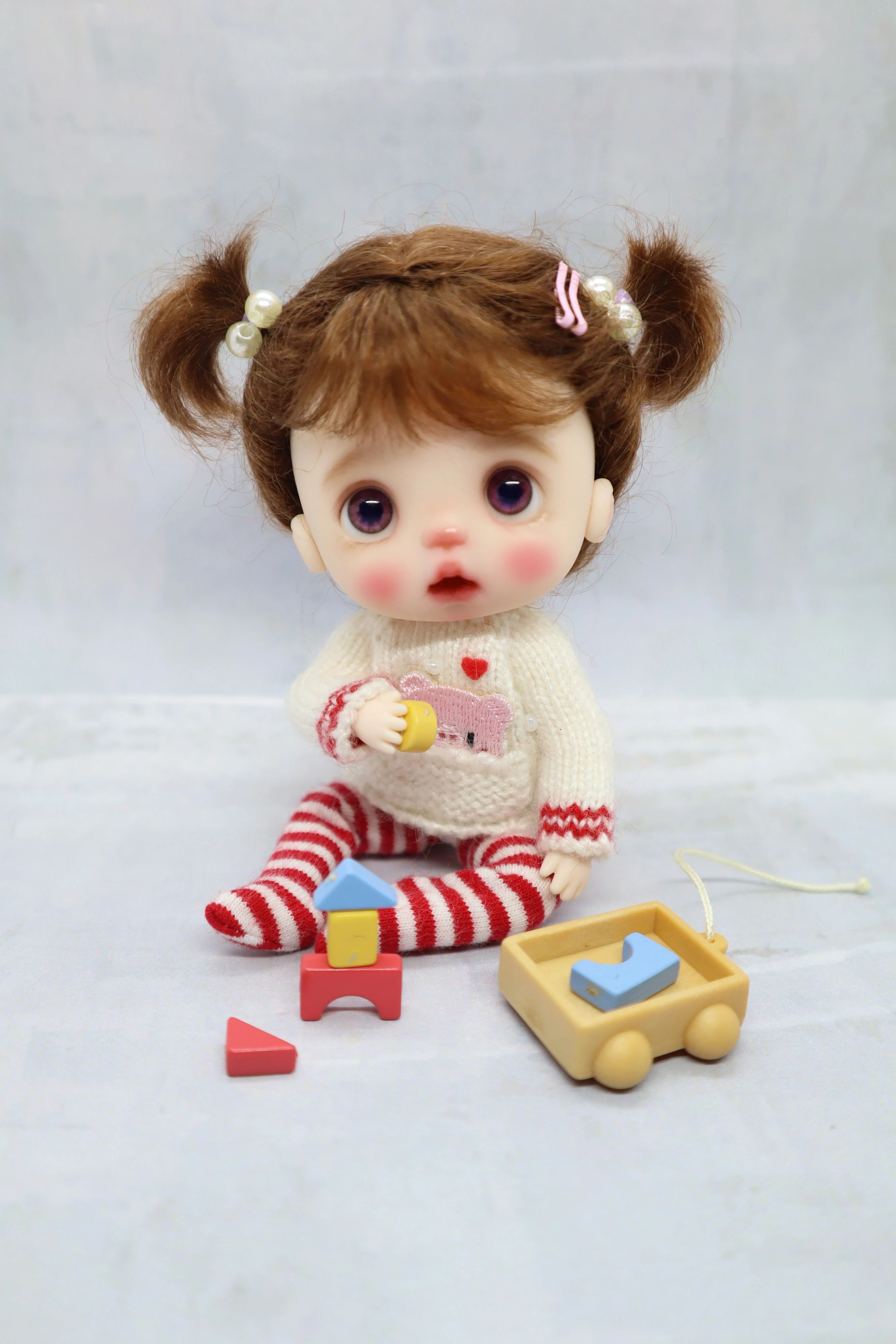 8 шт. 2 см мини-зажимы для украшения волос BJD OB11 аксессуары кукол 1/6 | Игрушки и хобби