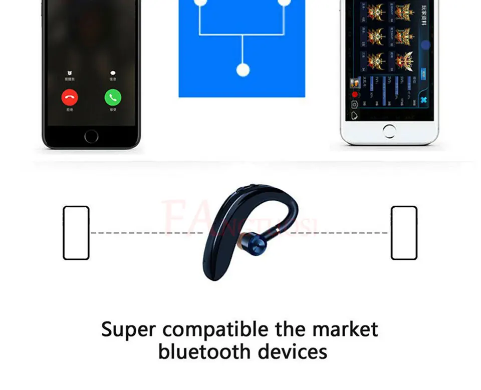FANGTUOSI новые деловые Беспроводные наушники с шумоподавлением Спортивные Bluetooth наушники с микрофоном