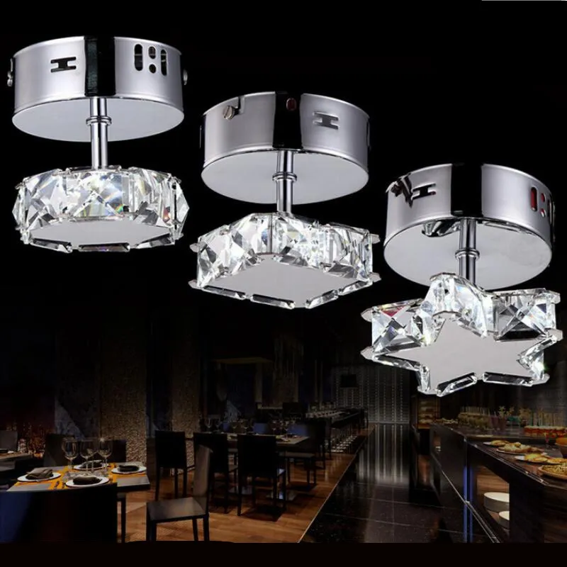 Модные современные светодиодные светильники k9 crystal лампа для потолка лампы из