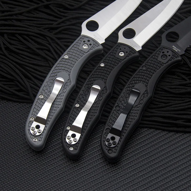 Тактический складной нож C12 C10 карманный клинок из нейлонового волокна 9Cr14Mov ручка