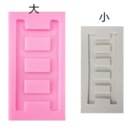 fondant silicone mold creative stair size ladder chocolate gum paste cake plug in baking mold