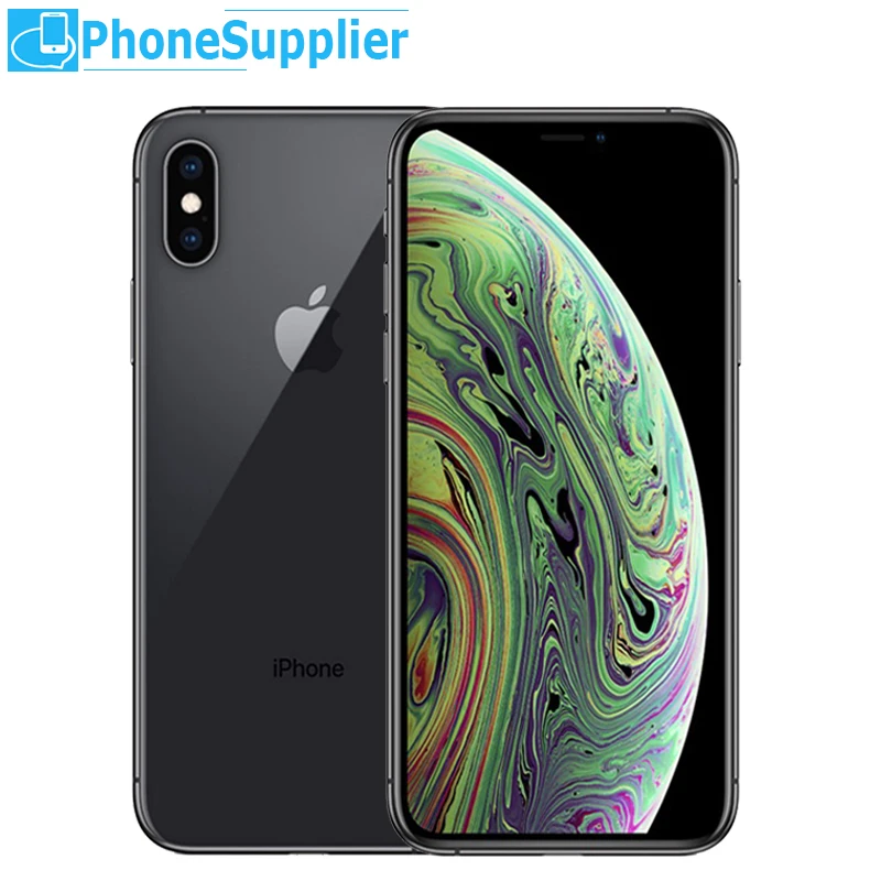 Apple iPhone XS Max разблокированный смартфон 6 5 дюйма OLED A12 шестиядерный 12MP двойная