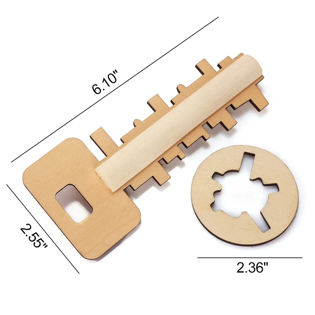 Деревянная игрушка классический замок игрушки для детей обучающая головоломка