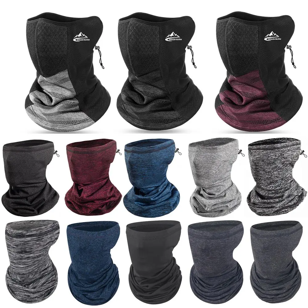 

Newest Winter Cycling Scarf Neck Warmer Outdoor Running Men Women Fleece Face Scarf Bandana Caps Sports Windproof Headwear2