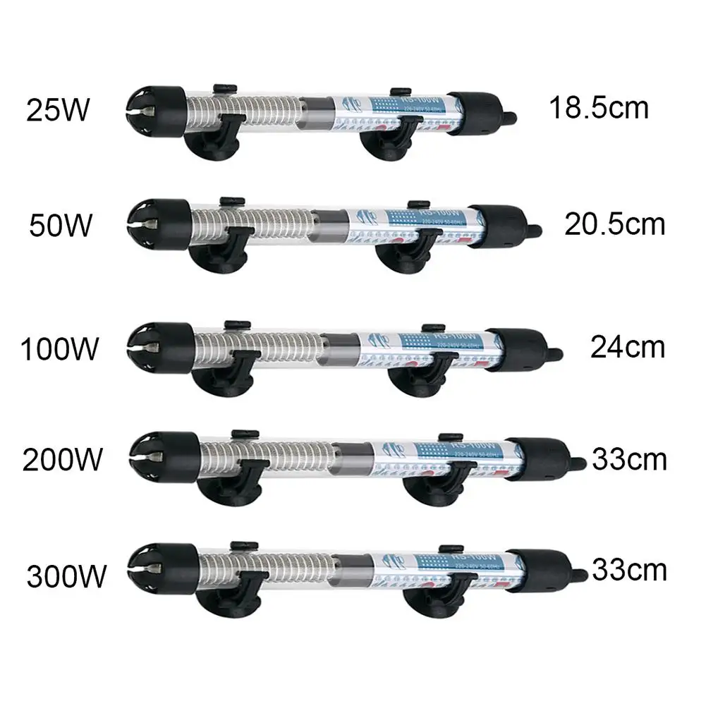 

Погружной нагреватель для аквариума, термостат из нержавеющей стали, с постоянной температурой, европейская вилка