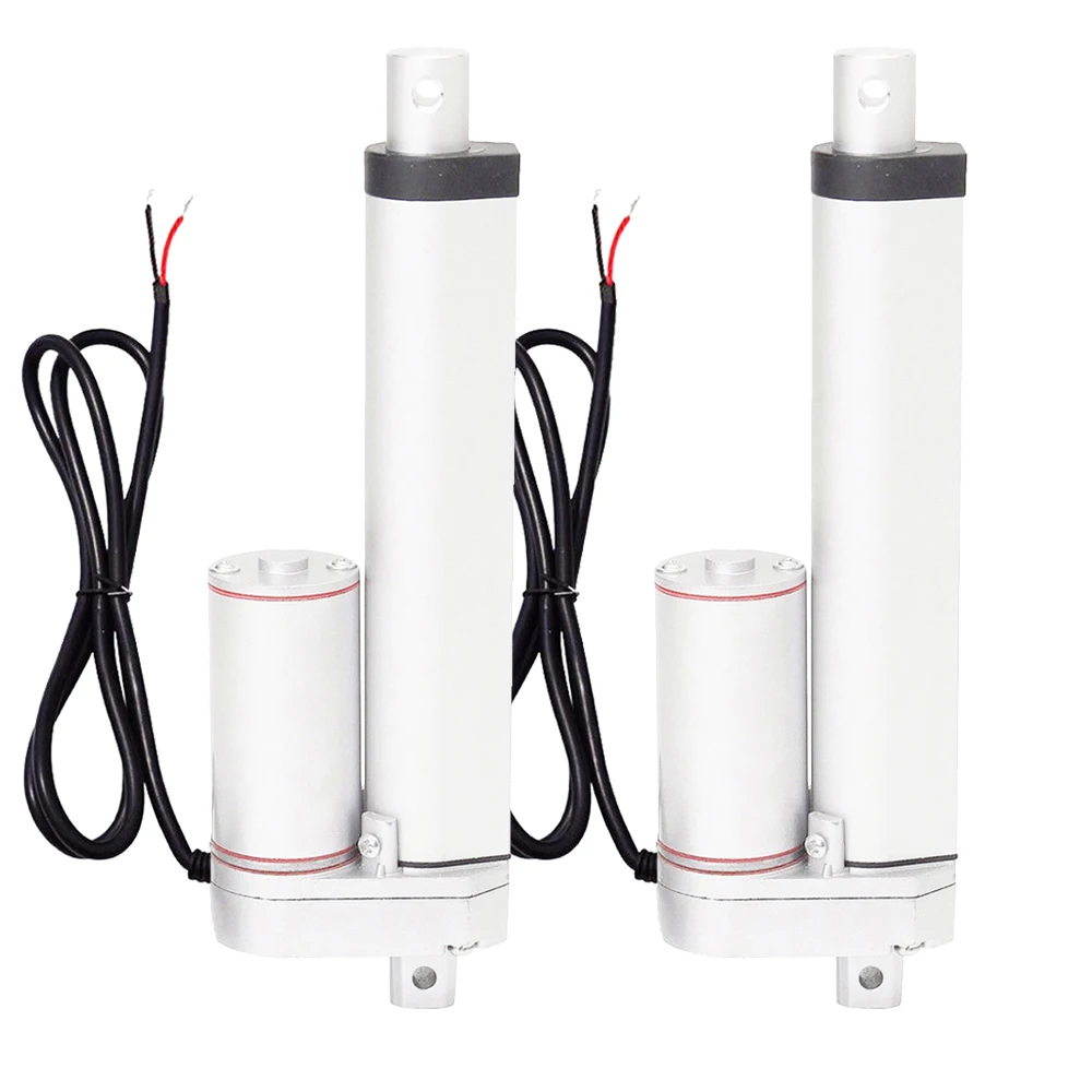 

Пара 200 мм/8 дюймов ход тяжелый Duty12Volt DC мини электрический линейный привод трубчатый двигатель движение 1500N = нагрузка 150 кг